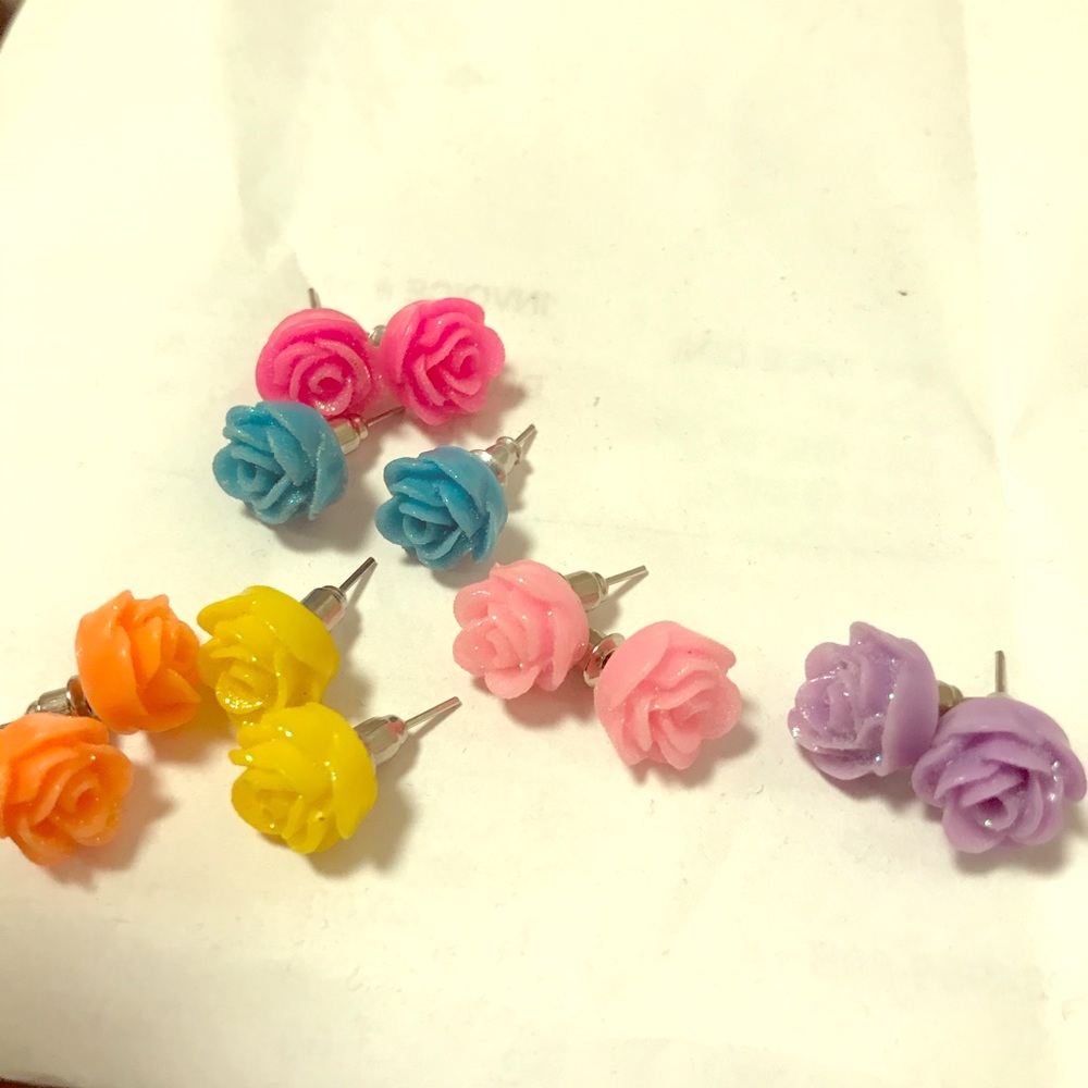 3/$20 Rose earrings